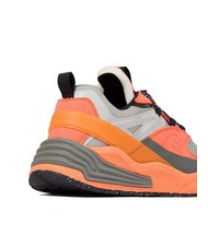 PIQUADRO CORNER 2.0 SPECIALE 2 Sneakers in tessuto riciclato arancio2 - Scarpe Uomo - 4