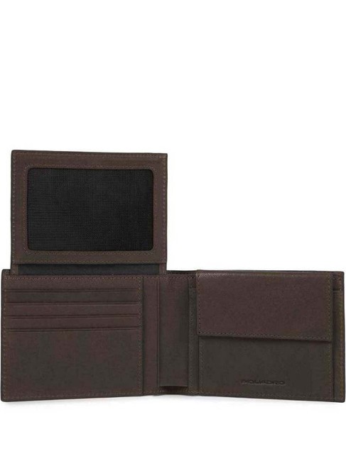 Portafoglio BLACK SQUARE, in pelle MORO - Portafogli Uomo
