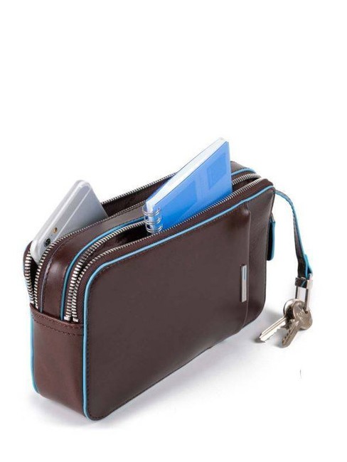 BLUE SQUARE Pochette in pelle MOGANO - Borse Donna