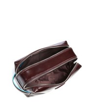 PIQUADRO BLUE SQUARE  Beauty Case in pelle MOGANO - Beauty Case - 3