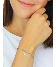 AMEN CANDY CHARM Bracciale in argento stella luna - Bracciali Donna