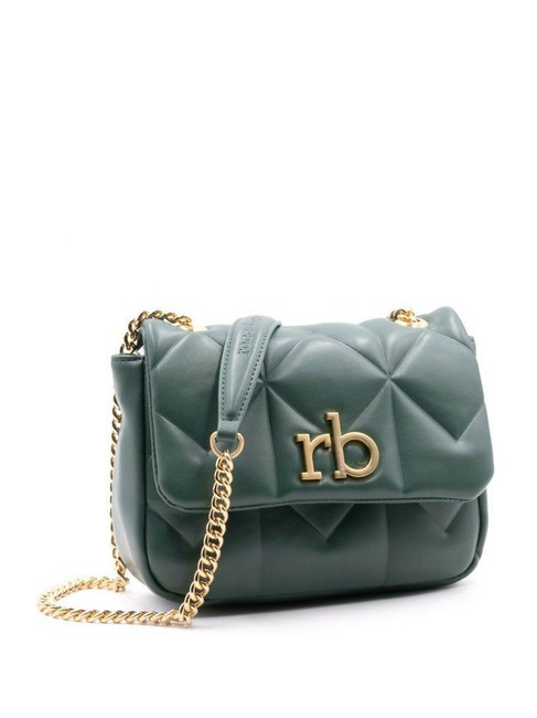 SOLE Borsa a tracolla con flap verde - Borse Donna