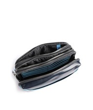 PIQUADRO BLUE SQUARE Pochette organizzata in pelle blu - Porta tablet & Organizer - 4