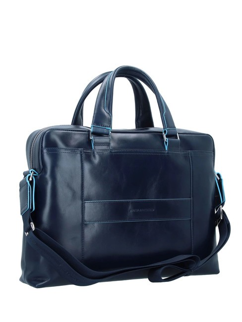 BLUE SQUARE Cartella in pelle, porta PC 14" blu - Cartelle Lavoro