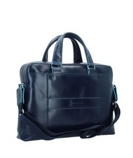 PIQUADRO BLUE SQUARE Cartella in pelle, porta PC 14" blu - Cartelle Lavoro - 3