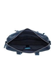 PIQUADRO BLUE SQUARE Cartella in pelle, porta PC 14" blu - Cartelle Lavoro - 4