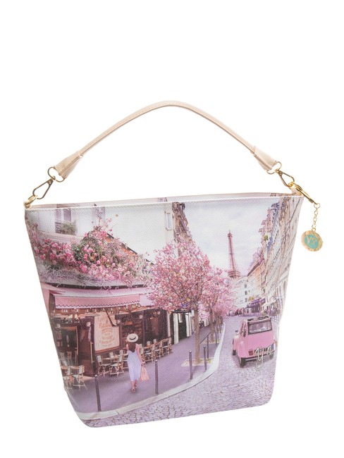 YESBAG Borsa hobo a spalla paris cafe - Borse Donna