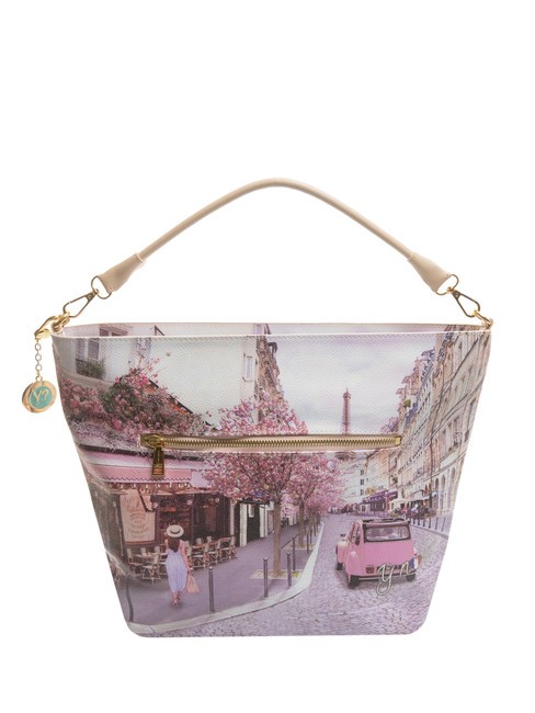 YESBAG Borsa hobo a spalla paris cafe - Borse Donna