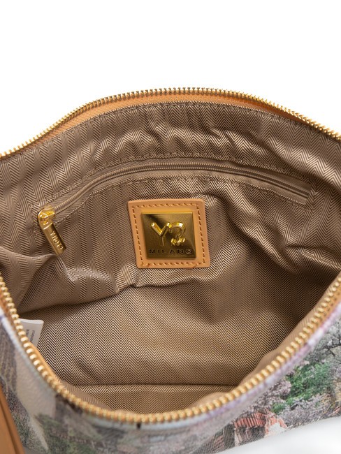 YESBAG Clutch con polsierina e tracolla new york east - Borse Donna