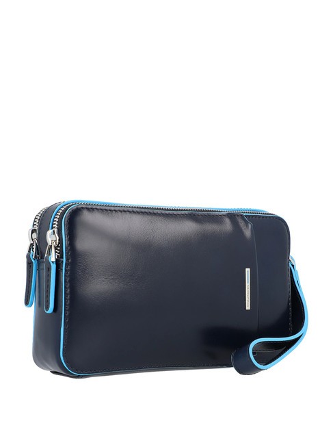 BLUE SQUARE Pochette in pelle blu - Borse Donna