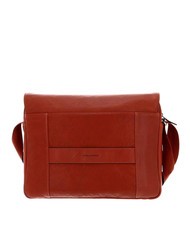 PIQUADRO CAMPIONARIO - BLACK SQUARE Messenger in pelle porta pc 14" ARANCIO - Cartelle Lavoro - 3
