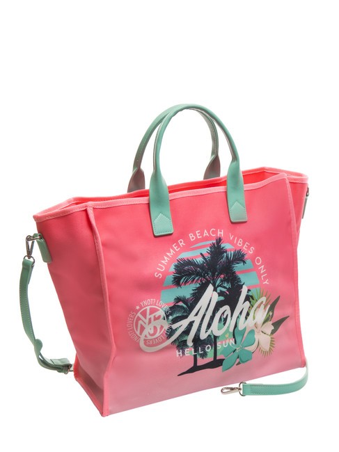 ALHOA Borsa da mare grande con tracolla pinky - Borse Donna