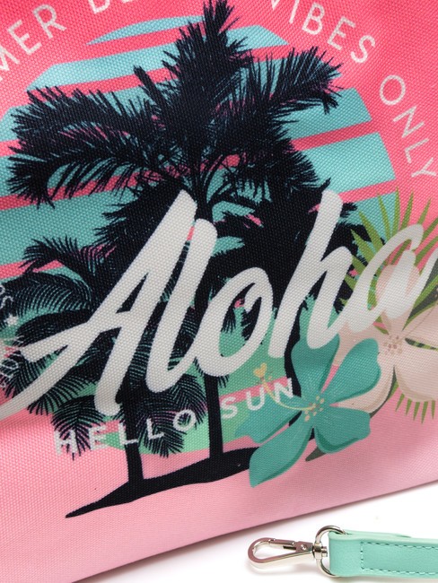 ALHOA Borsa da mare grande con tracolla pinky - Borse Donna