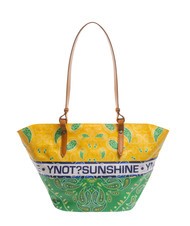 YNOT BANDANAS Borsa shopping media da mare green - Borse Donna - 4