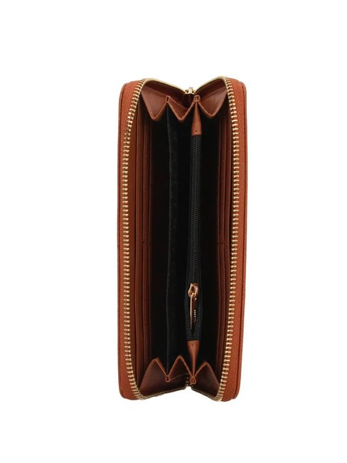 LUCE Portafoglio grande zip around tan - Portafogli Donna