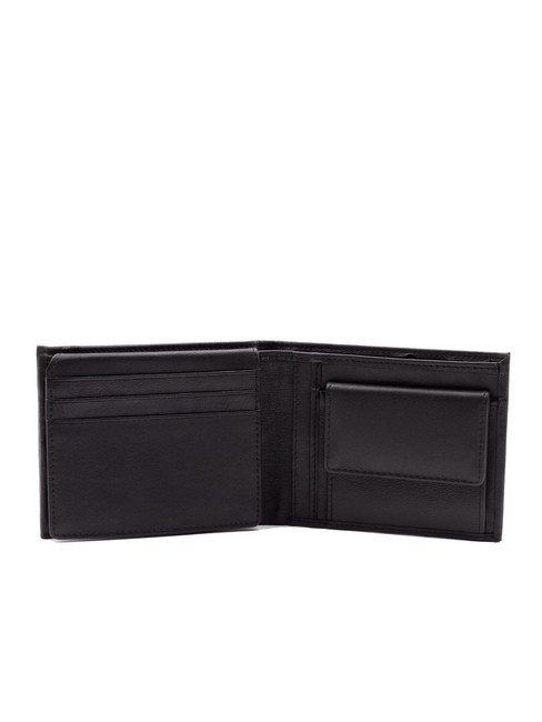 STRIPE Portafoglio flap e portamonete nero - Portafogli Uomo