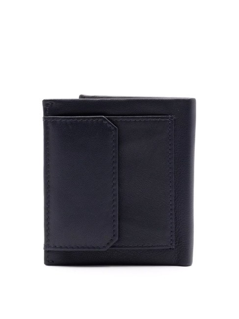 STRIPE Portafoglio verticale con tasca blu - Portafogli Uomo