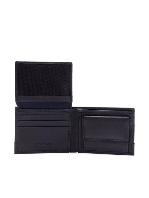 ROBERT Portafoglio in pelle con flap blu - Portafogli Uomo