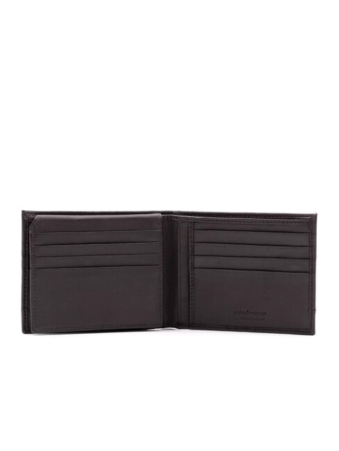 ROBERT Portafoglio in pelle con flap  moro - Portafogli Uomo