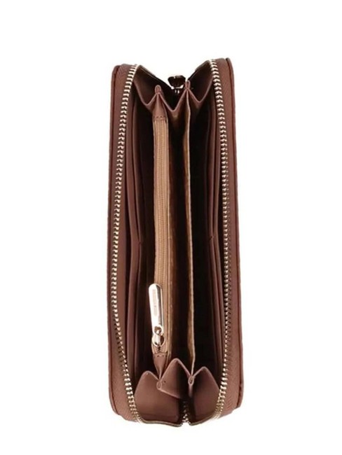 BELLA Portafoglio grande zip around tan - Portafogli Donna