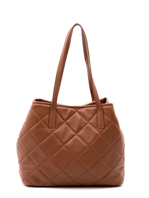 GLAM Borsa shopping con pouch cognac - Borse Donna