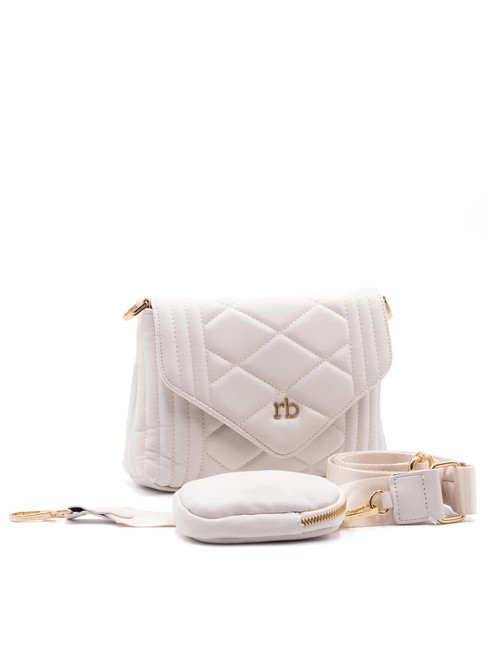 GLAM Borsa a tracolla con pouch off white - Borse Donna