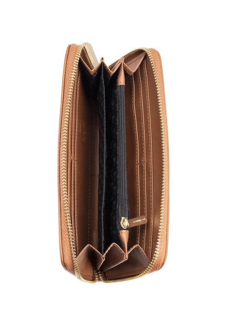 ADELE Portafoglio grande zip around tan - Portafogli Donna