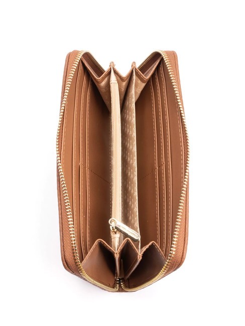 ARIA Portafoglio grande zip around tan - Portafogli Donna