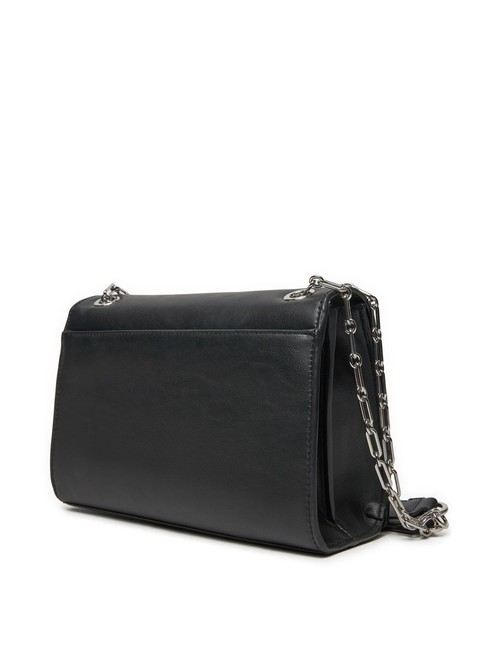 CK CONV CHAIN Borsa convertible a spalla, a tracolla pvh black - Borse Donna