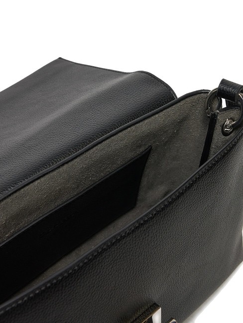 CK PLAQUE Borsa media a spalla pvh black - Borse Donna