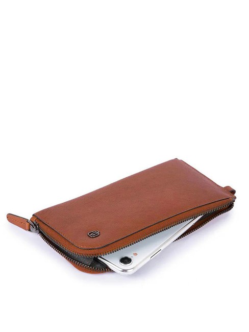 BLACK SQUARE Busta portatutto in pelle CUOIO - Porta tablet & Organizer