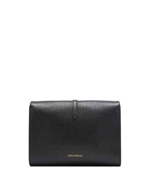 DORIAN Borsa mini tracolla in pelle martellata Nero - Borse Donna