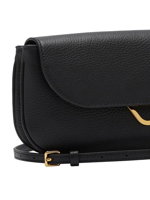 DEW Borsa piccola in pelle martellata Nero - Borse Donna