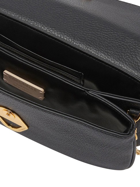 DEW Borsa piccola in pelle martellata Nero - Borse Donna