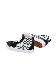 VANS SK8-HI Platform 2.0 Sneakers alte checkerboard/true white - Scarpe Unisex - 4