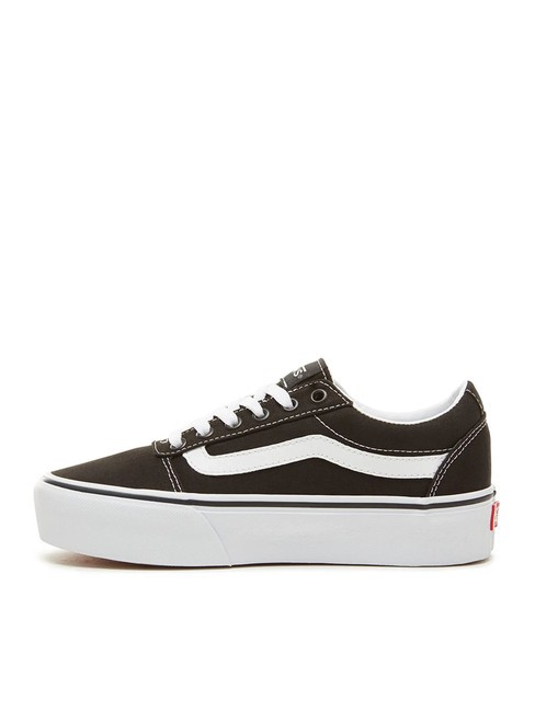 WARD PLATFORM Sneakers alte black white - Scarpe Donna