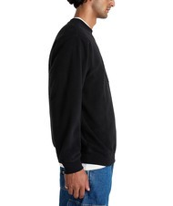 VANS CARLO LOOSE Felpa girocollo in pile black - T-shirt Uomo - 3