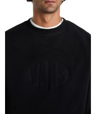 VANS CARLO LOOSE Felpa girocollo in pile black - T-shirt Uomo - 4