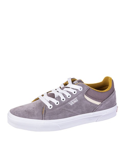 SELDAN Sneakers in pelle suede retro pop gray/creme brulee - Scarpe Donna