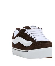 VANS KNU SKOOL Sneakers in pelle suede brown/white - Scarpe Unisex - 3