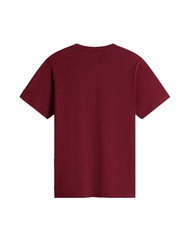 VANS CLASSIC T-shirt manica corta in cotone burgundy/white - T-shirt Uomo - 4