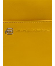 PIQUADRO CAMPIONARIO - VIBE OUT Borsello in pelle martellata giallo 4 - Tracolle Uomo - 3