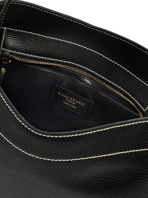 OTTAVIA  Borsa a spalla, in pelle Nero - Borse Donna