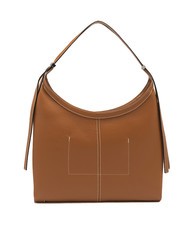 GIANNI CHIARINI NORMA Borsa hobo a spalla in pelle caramello - Borse Donna - 3