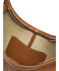 GIANNI CHIARINI NORMA Borsa hobo a spalla in pelle caramello - Borse Donna - 5