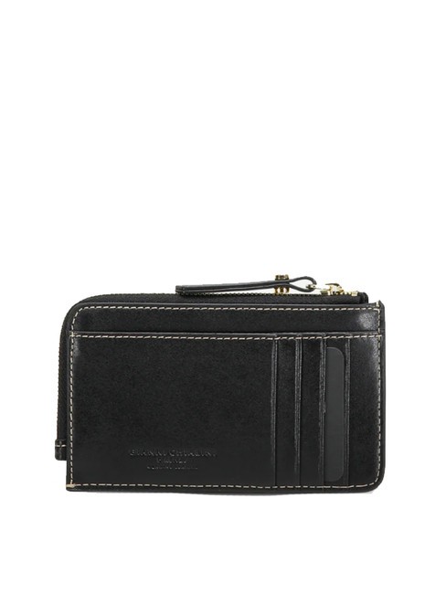 WALLETS CALF  Portafoglio in pelle Nero - Portafogli Donna