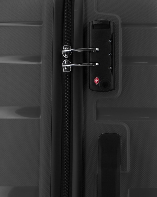 UPLAND Trolley misura grande NERO - Trolley Rigidi