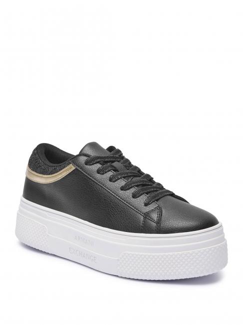 A|X Platform Sneakers con zeppa Nero/nero - Scarpe Donna