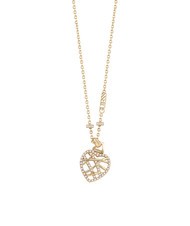 GUESS HEART CAGE Collana con pendente yellow gold - Collane - 3