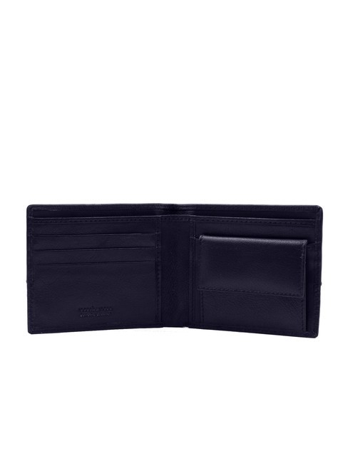 BRYAN Portafoglio portamonete in pelle navy - Portafogli Uomo